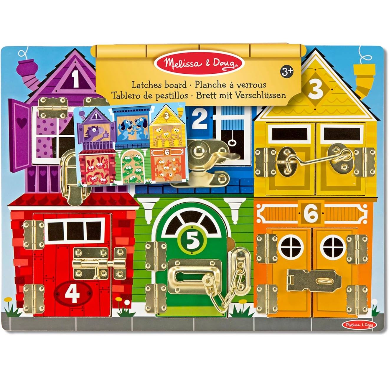 Melissa & Doug - Puzzle Ouvrir Et Fermer Jaune