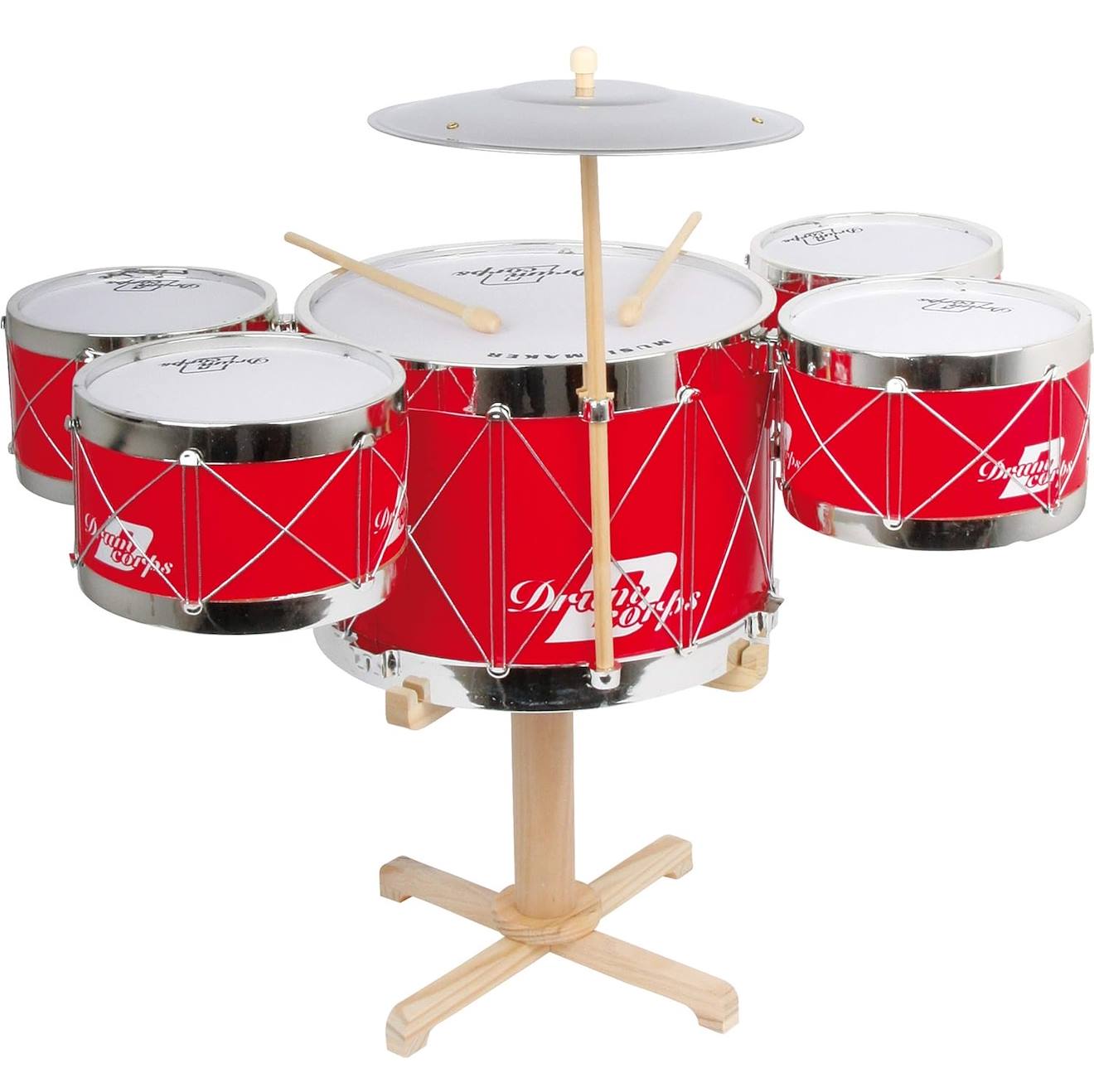 Batterie Rouge Pour Enfant Rouge