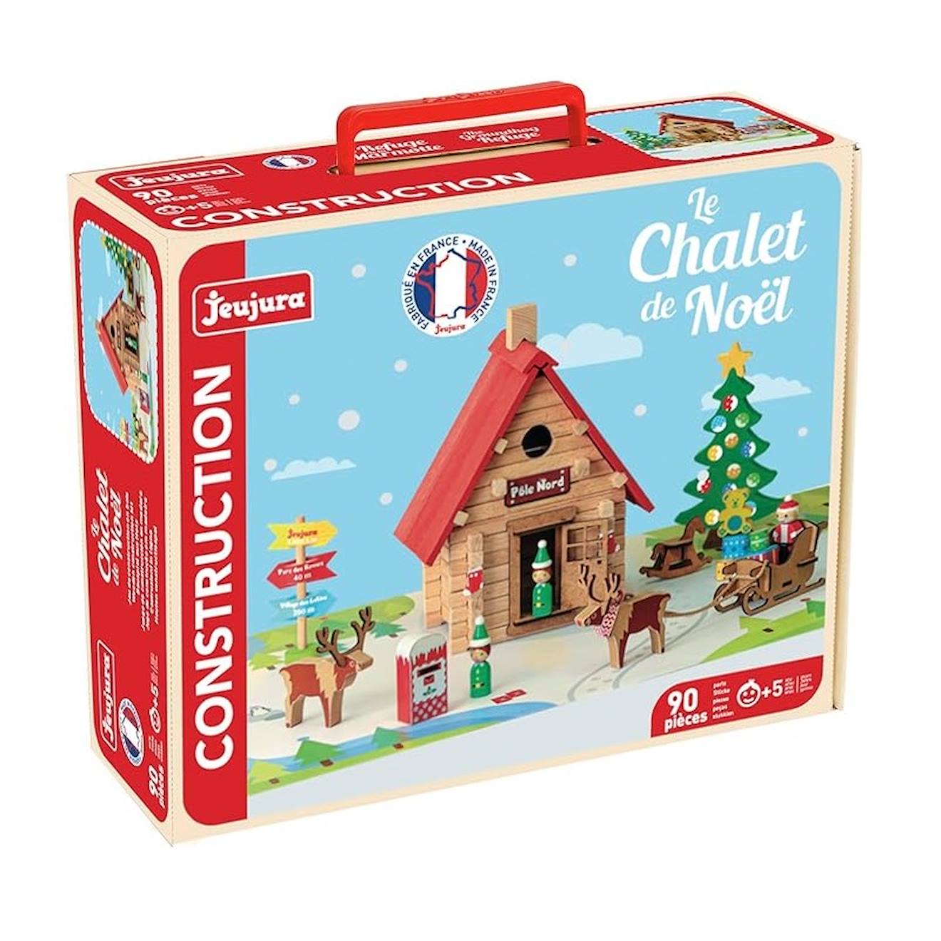Jeujura - Le Chalet De Noël 90 Pièces Marron