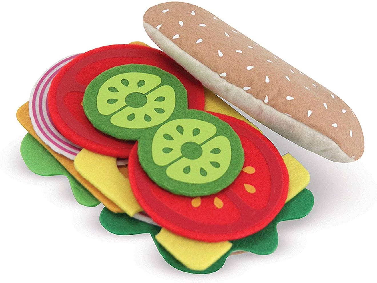 Melissa & Doug - Sandwich En Feutre Marron