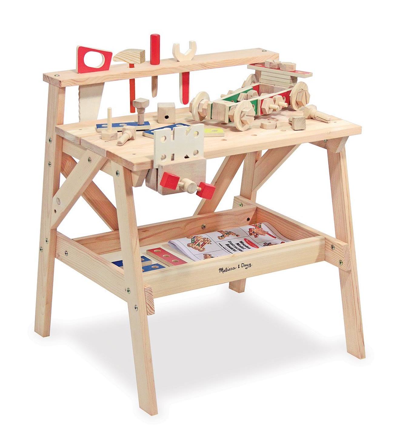 Melissa & Doug - Etabli De Projets En Bois Beige