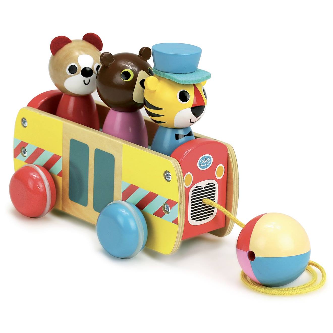 Le Bus Des Formes À Trainer Jaune