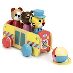 Jouet-Premier âge-Le bus des formes à trainer