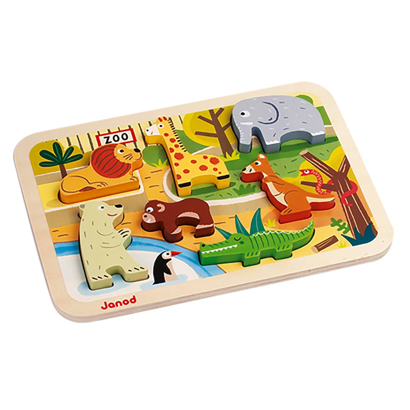 Chunky Puzzle 3d Zoo Vert