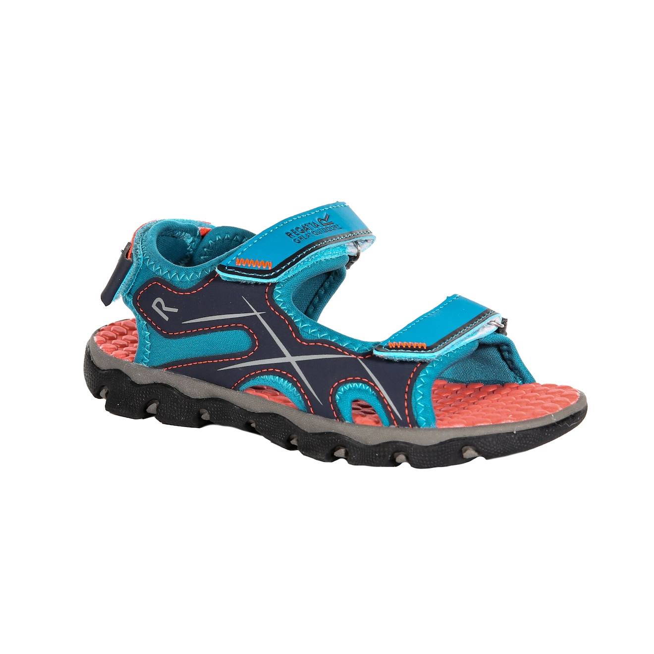 Sandales Polyuréthane Kota Drift Turquoise/corail