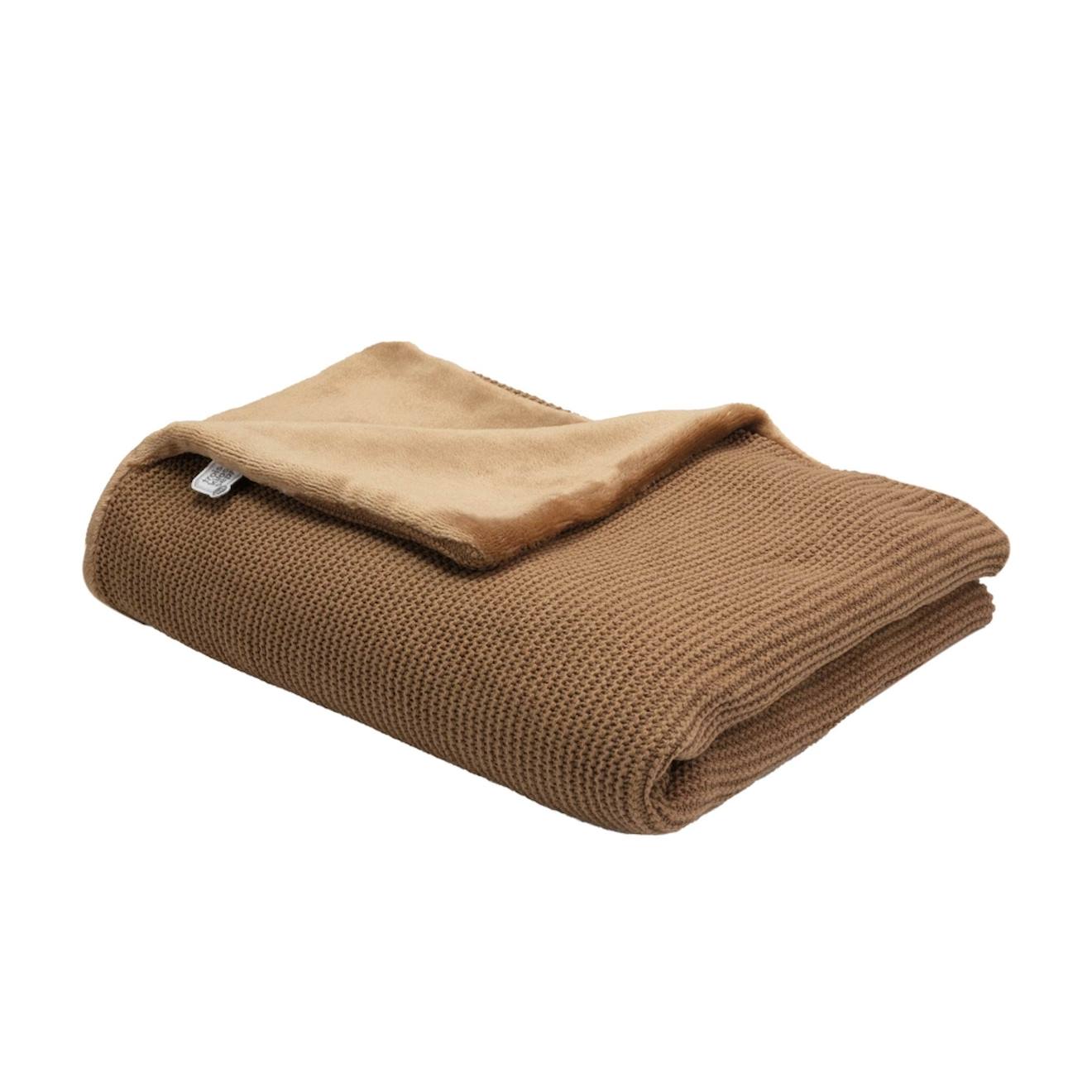 Couverture Bébé Réversible Camel