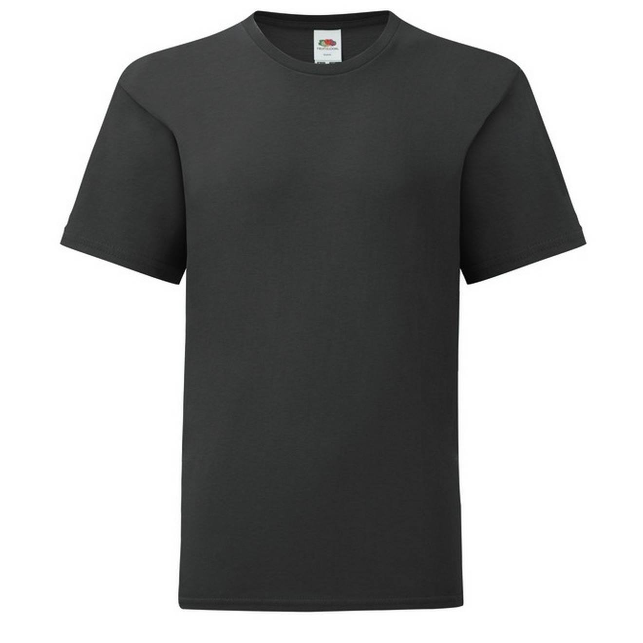T-shirt Iconic Coton Peigné Et Filé À L'anneau Iconic 150 Noir