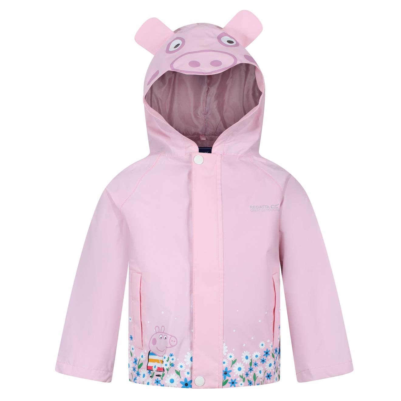 Veste Imperméable Polyester Peppa Pig Rose Clair