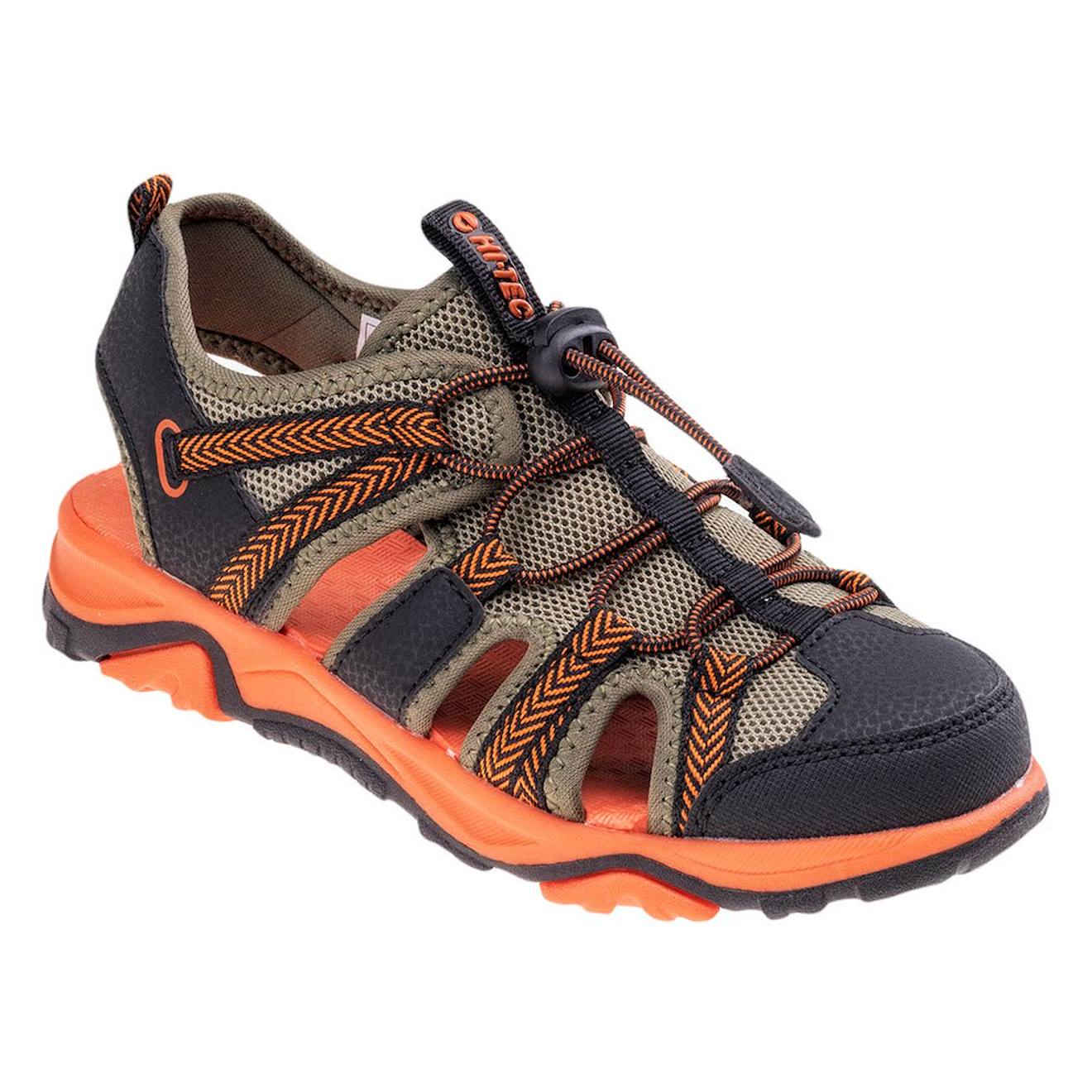 Sandales Synthétique Sanev Noir / Kaki / Orange