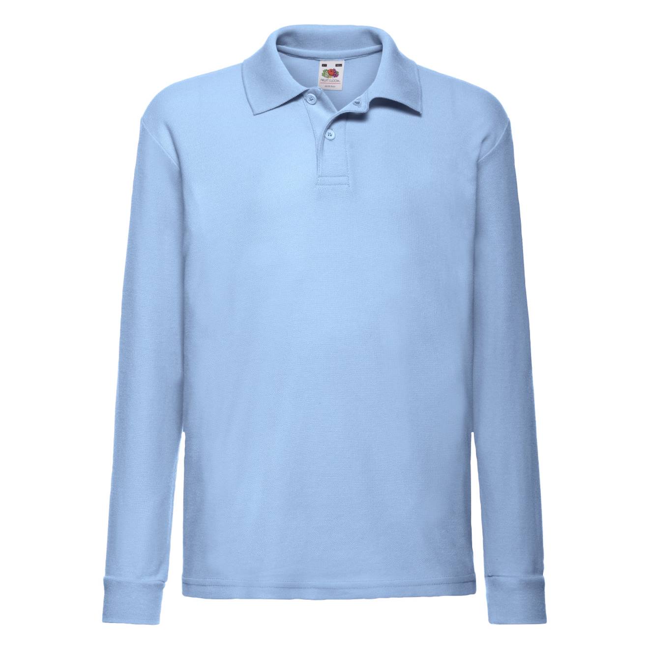 Polo Polyester Bleu Ciel