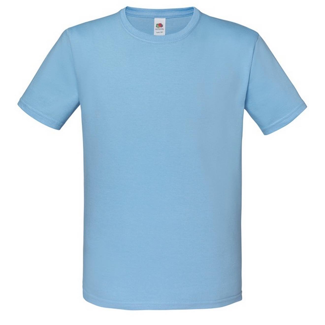 T-shirt Iconic Coton Peigné Et Filé À L'anneau Iconic 150 Bleu Ciel