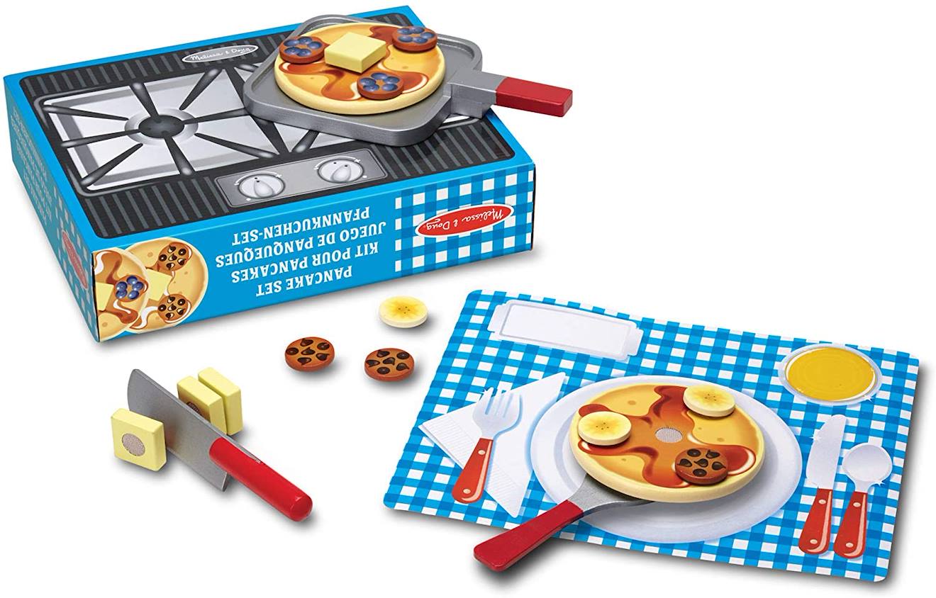 Melissa & Doug - Kit Pour Pancakes En Bois Gris