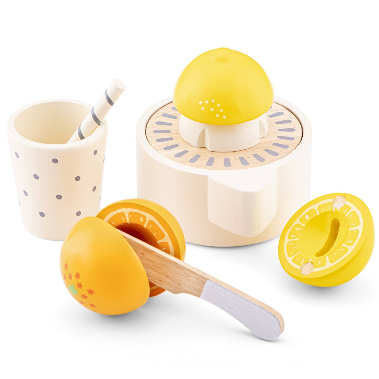 Presse-agrumes En Bois Beige