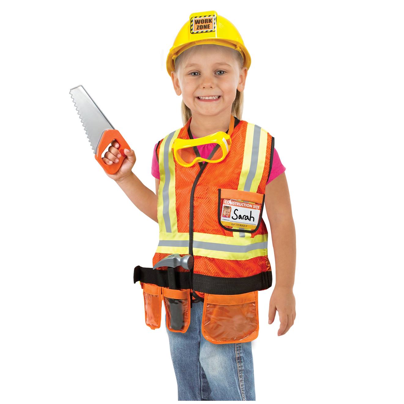 Déguisement De Chef De Chantier Orange