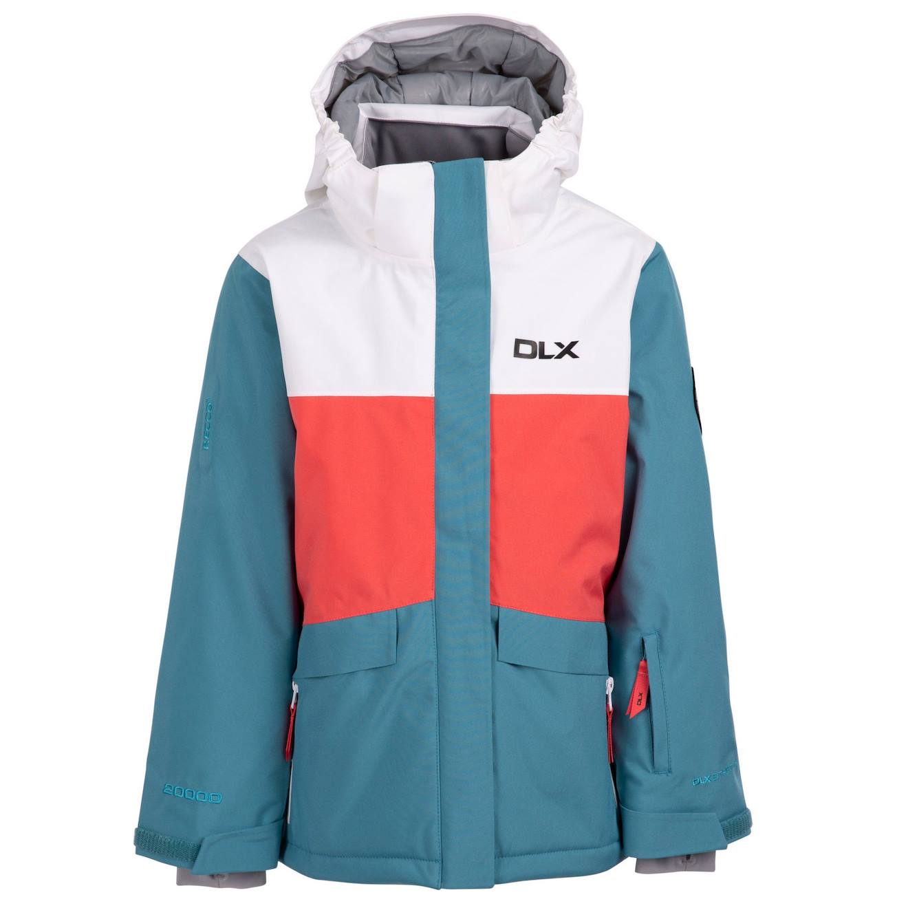 Blouson De Ski Synthétique Eliza Bleu Gris
