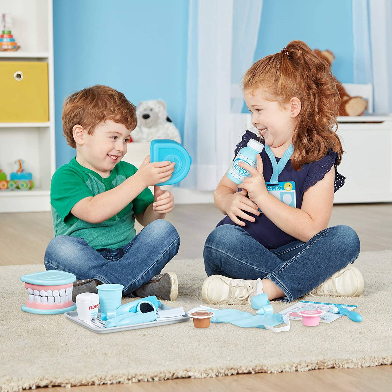 Van Manen kit dentiste jouet 7 pièces pour enfants à partir de 3 ans