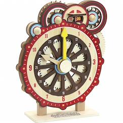 Jouet-Jeux éducatifs-Lire, écrire, compter et heure-Horloge d'apprentissage machinalirleur