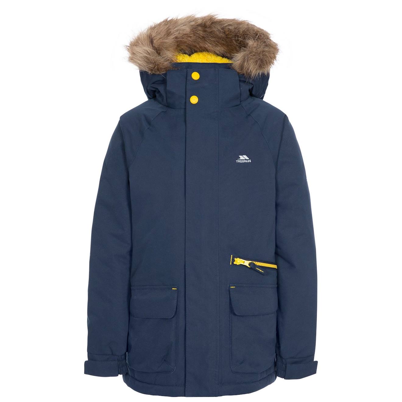 Parka Polyester Upbeat Bleu Marine