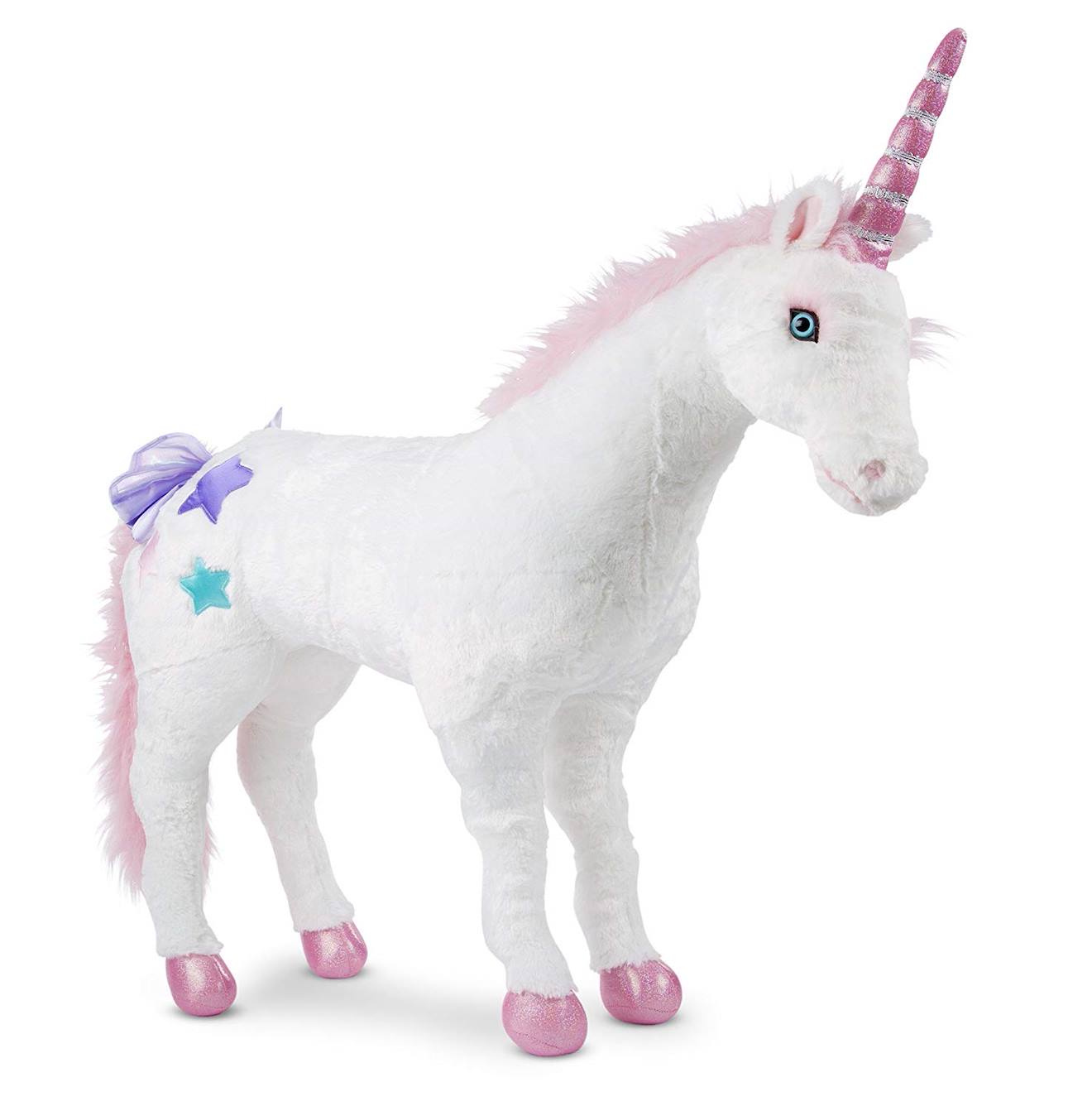 Melissa & Doug - Peluche Géante Licorne Blanc