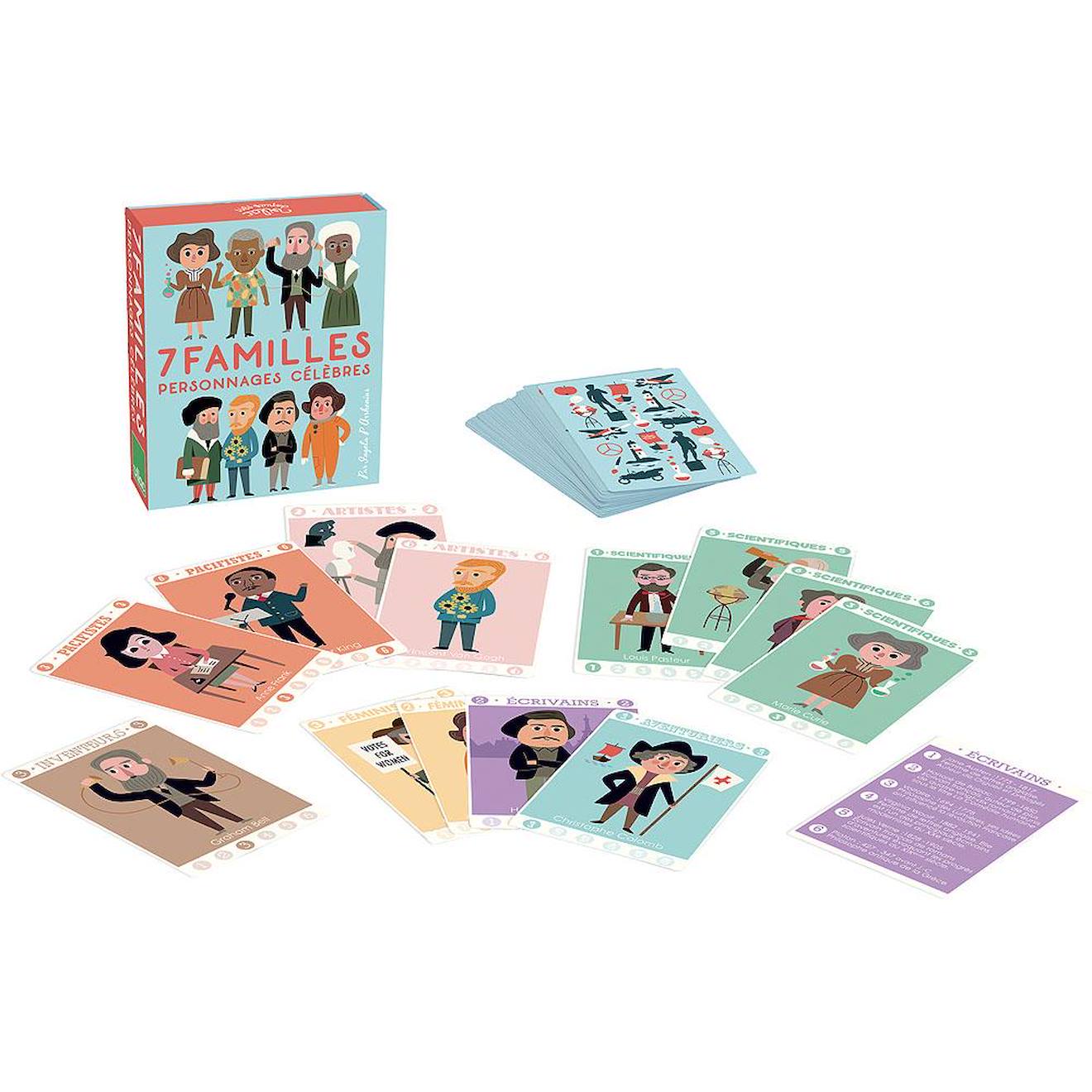 Vilac - Jeu De 7 Familles Ingela P.arrhenius Blanc