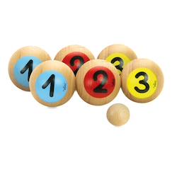 Jouet-Jeux de plein air-Jeu de pétanque 1, 2, 3
