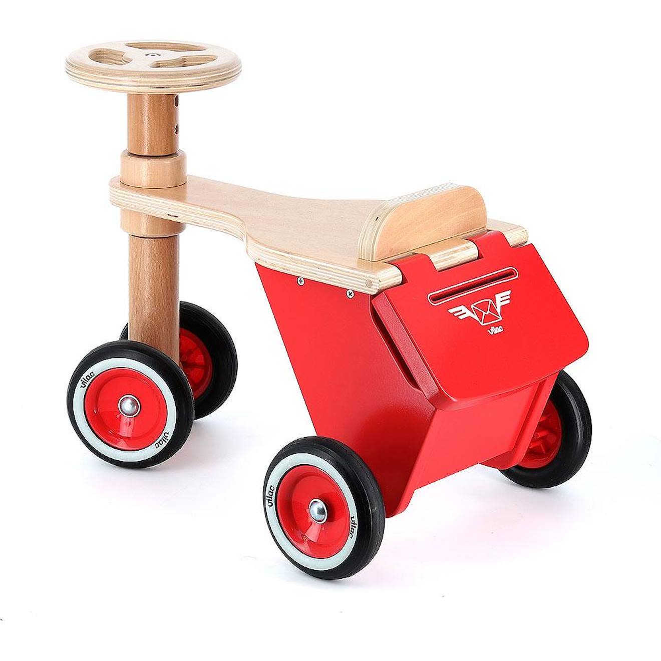 Triporteur Petit Postier Rouge