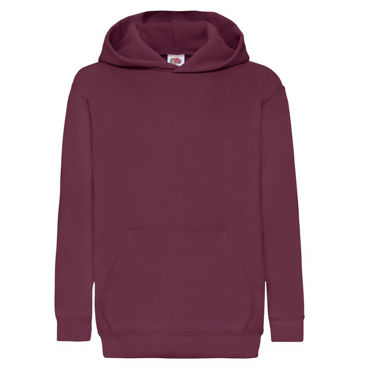 Sweat À Capuche Coton Classic Bordeaux