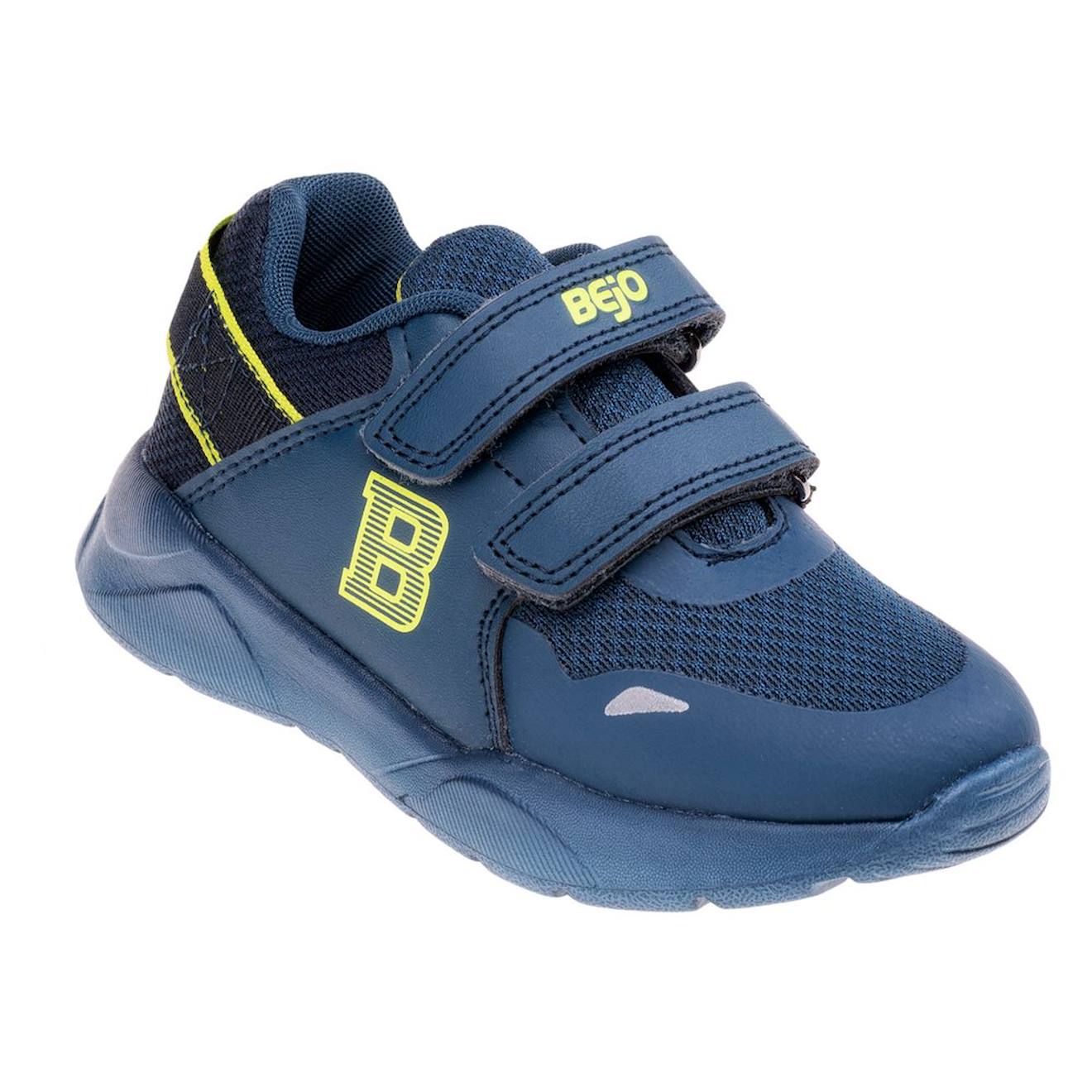 Baskets Synthétique Amile Bleu Sarcelle Mat / Vert Citro