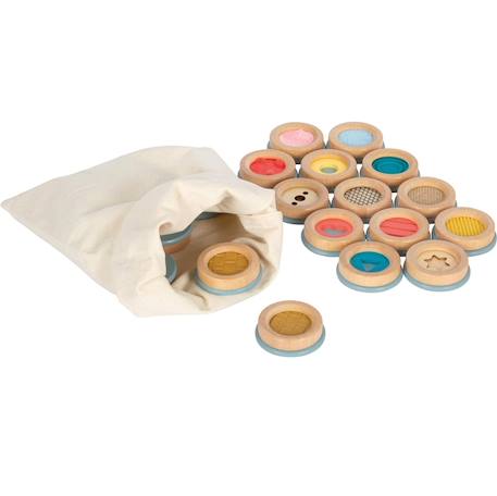 Small Foot - Jeu De Mémo Tactile Sensory Beige