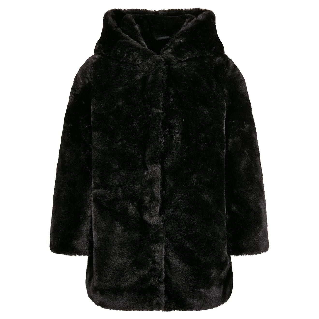 Manteau Synthétique Noir
