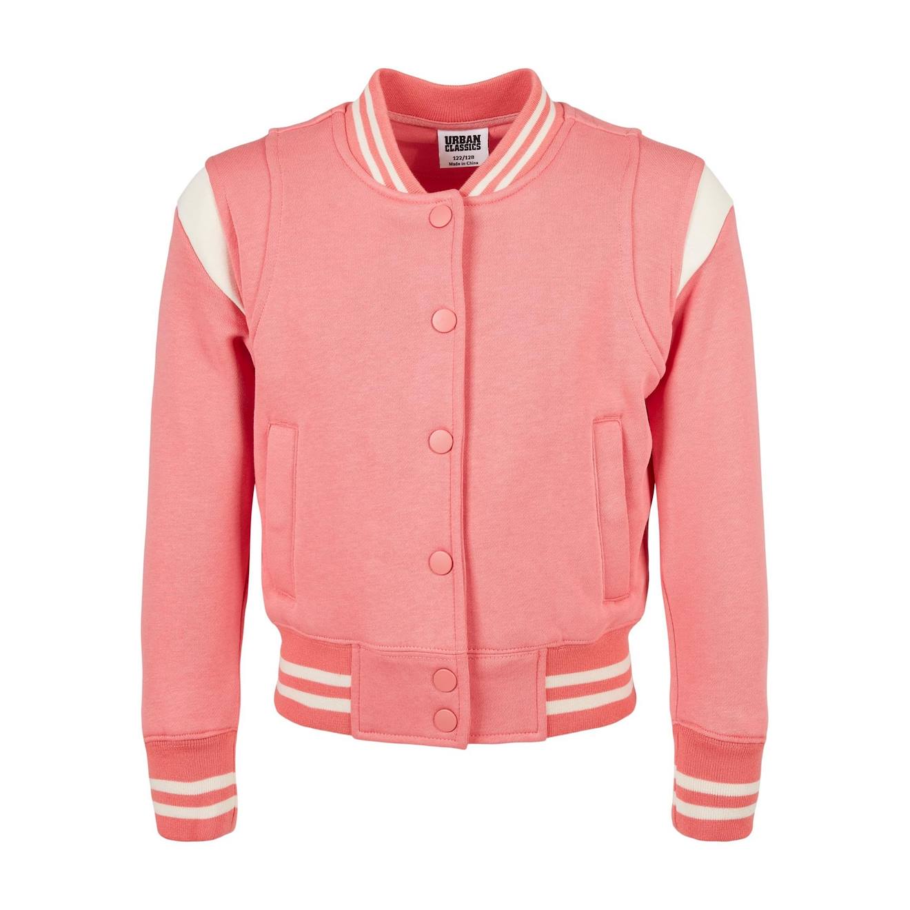 Veste De Survêtement Synthétique Rose Pâle / Sable Blanc