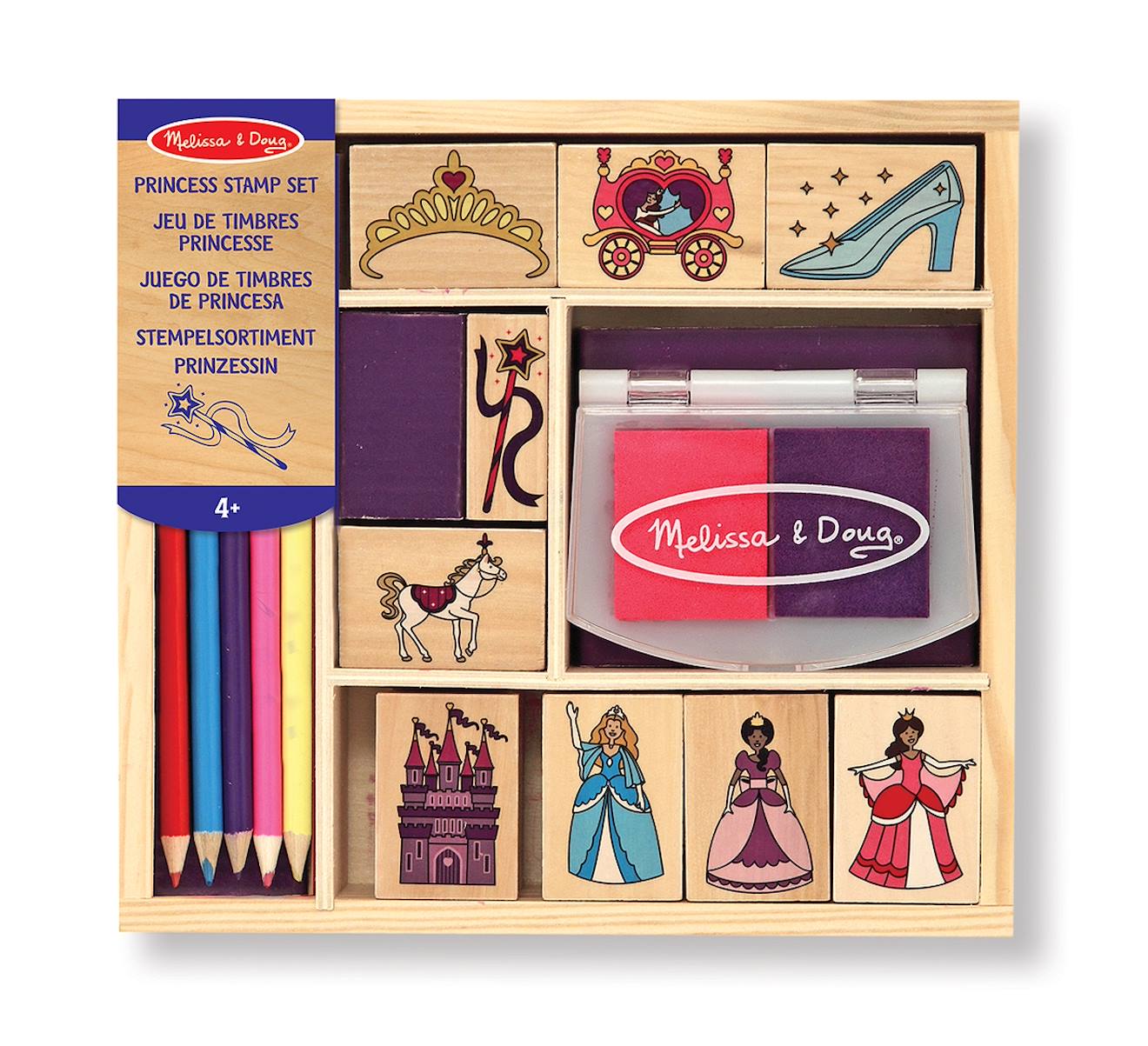 Melissa & Doug - Tampons Encreurs Princesses Rose