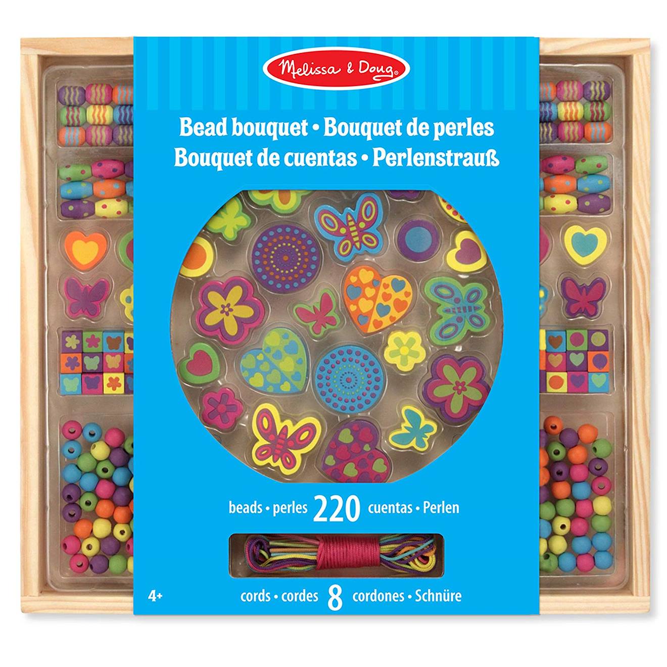 Melissa & Doug - Bouquet De Perles Bleu