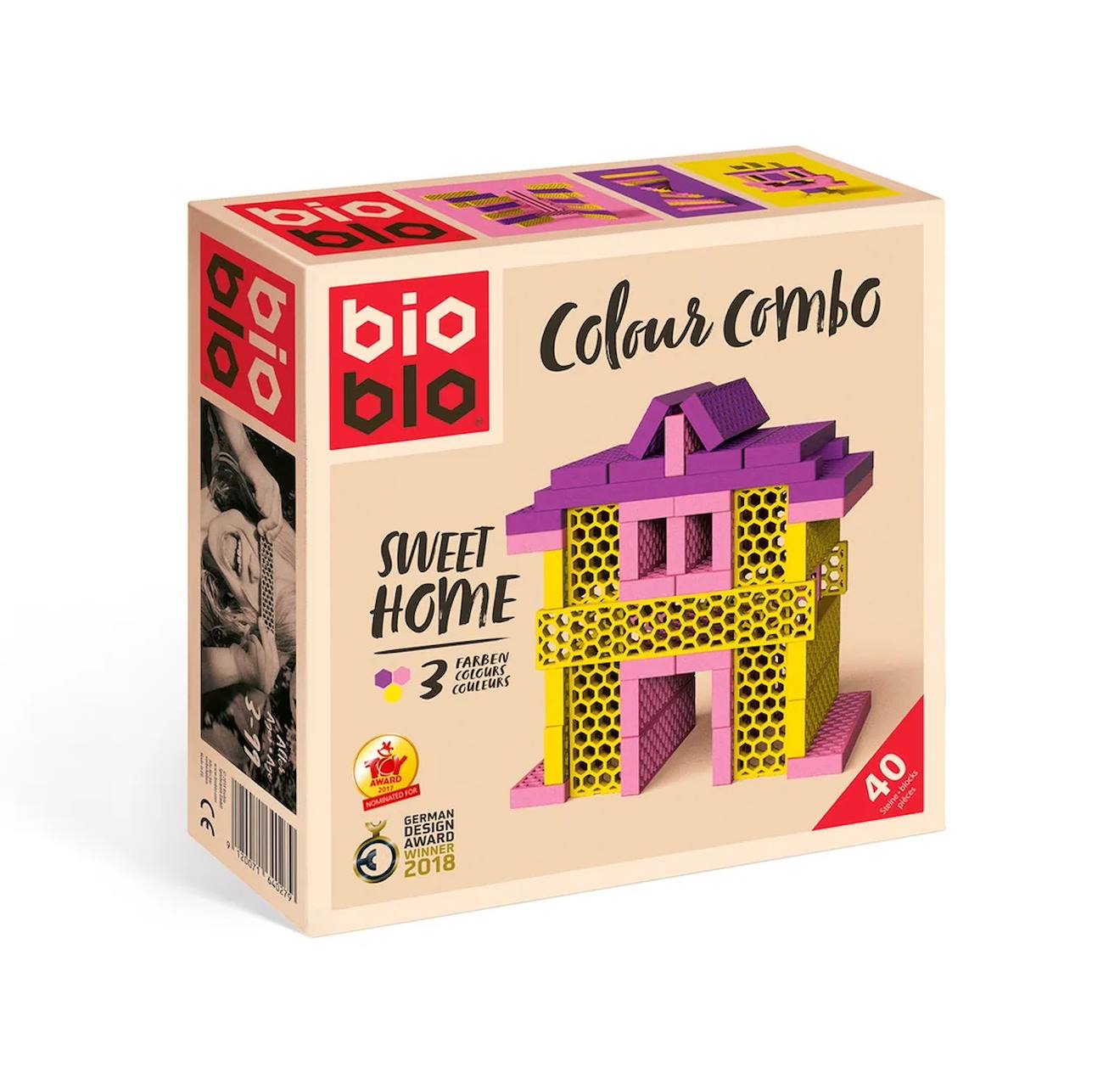Bioblo Sweet Home 40 Briques Rose