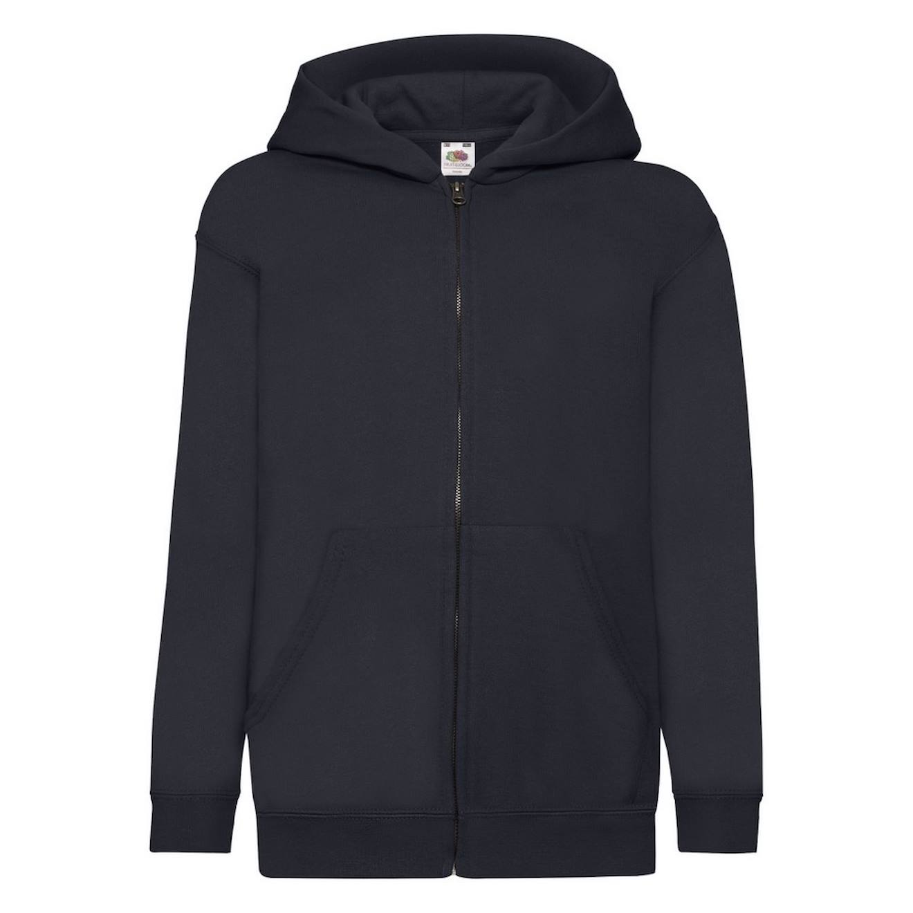 Veste À Capuche Coton Classic Bleu Marine Sombre