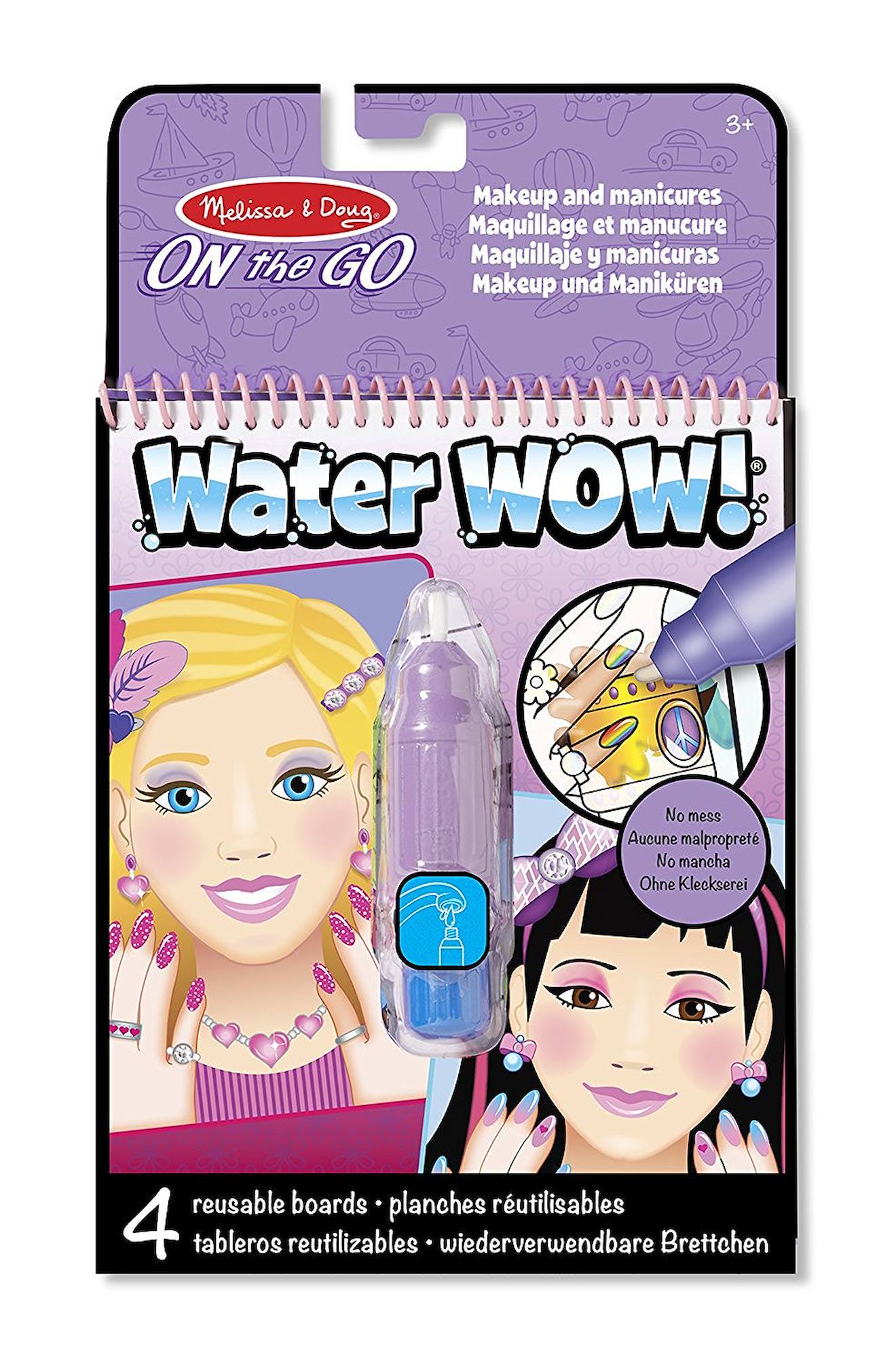 Melissa & Doug - Water Wow! Maquillage Et Manucure Rose