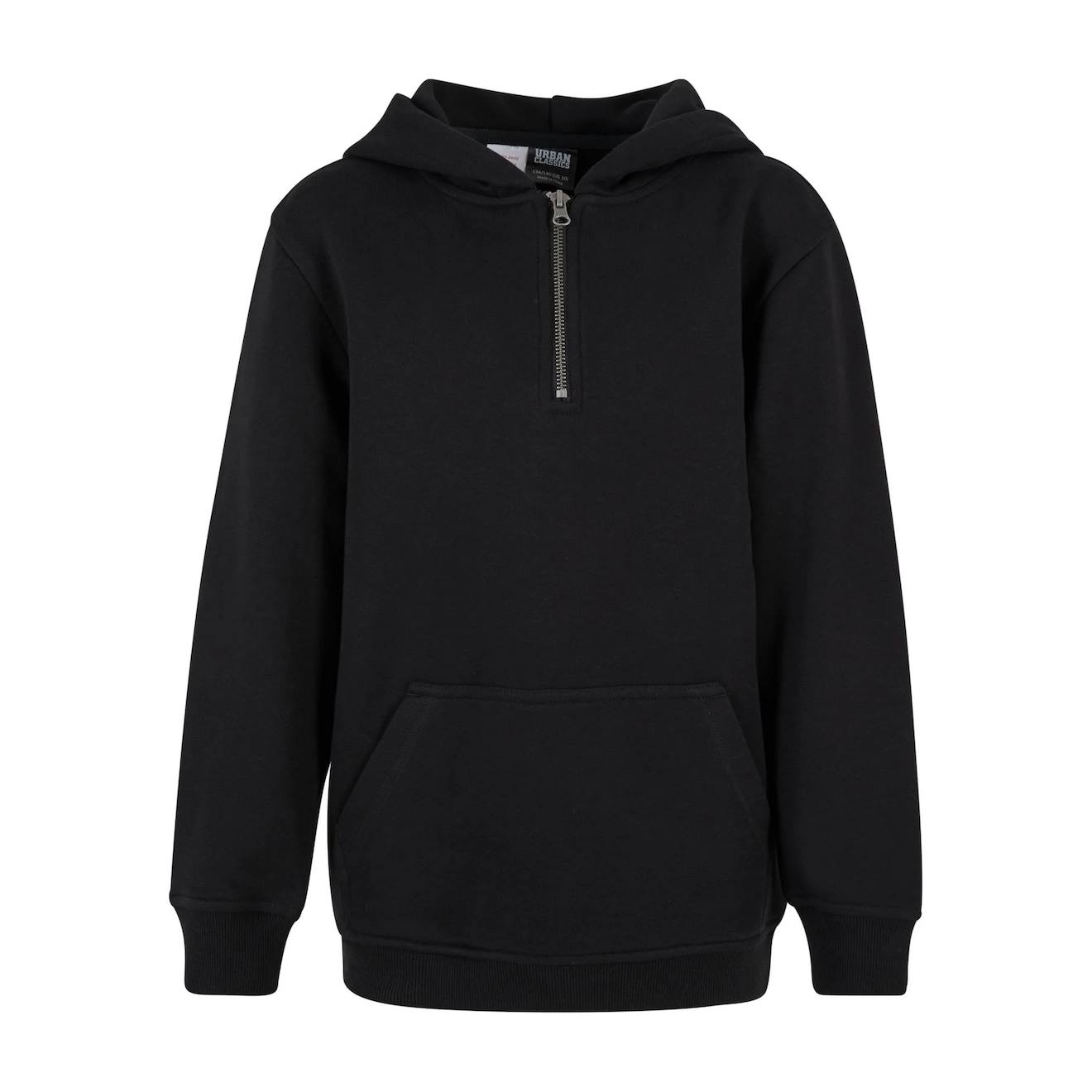 Sweat À Capuche Synthétique Noir