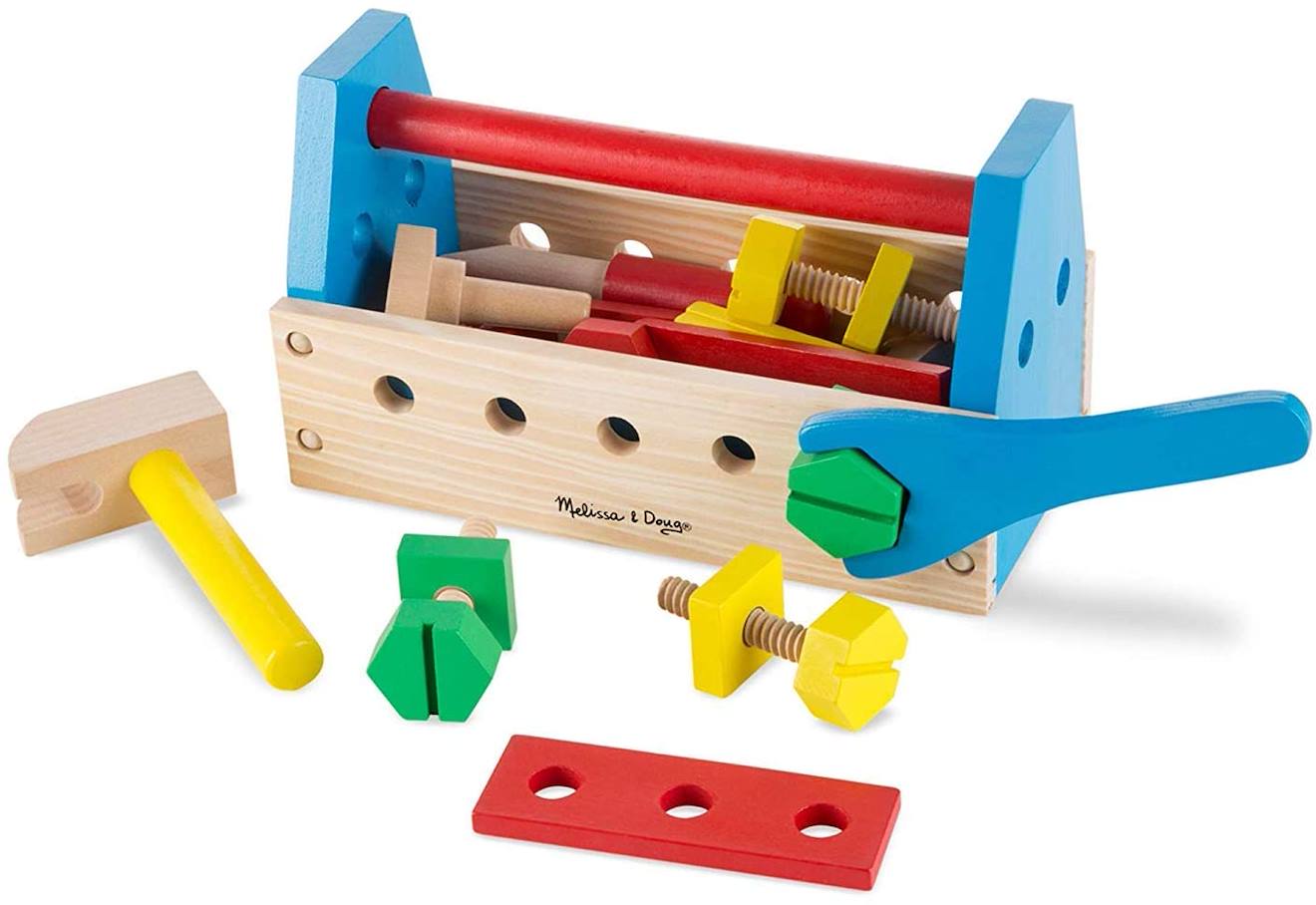 Melissa & Doug - Boîte À Outils À Emporter Bleu