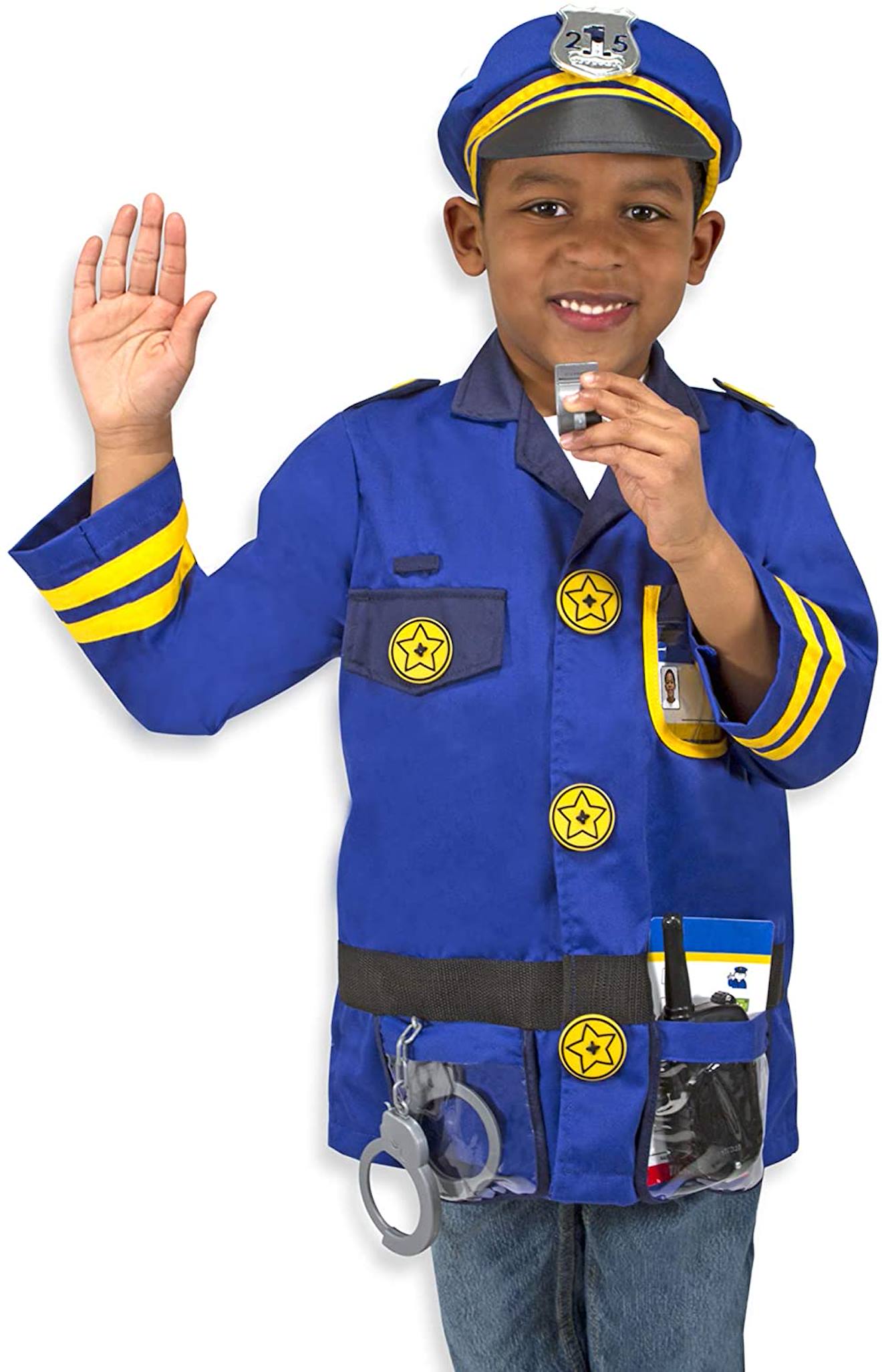 Melissa & Doug - Déguisement D'agent De Police Bleu