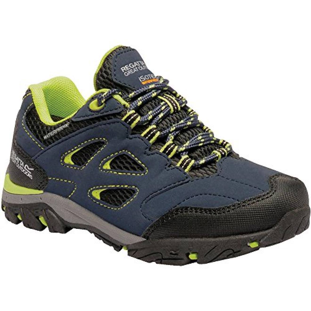 Chaussures De Randonnée Holcombe Polyuréthane Holcombe Low Bleu Marine/vert Fluo