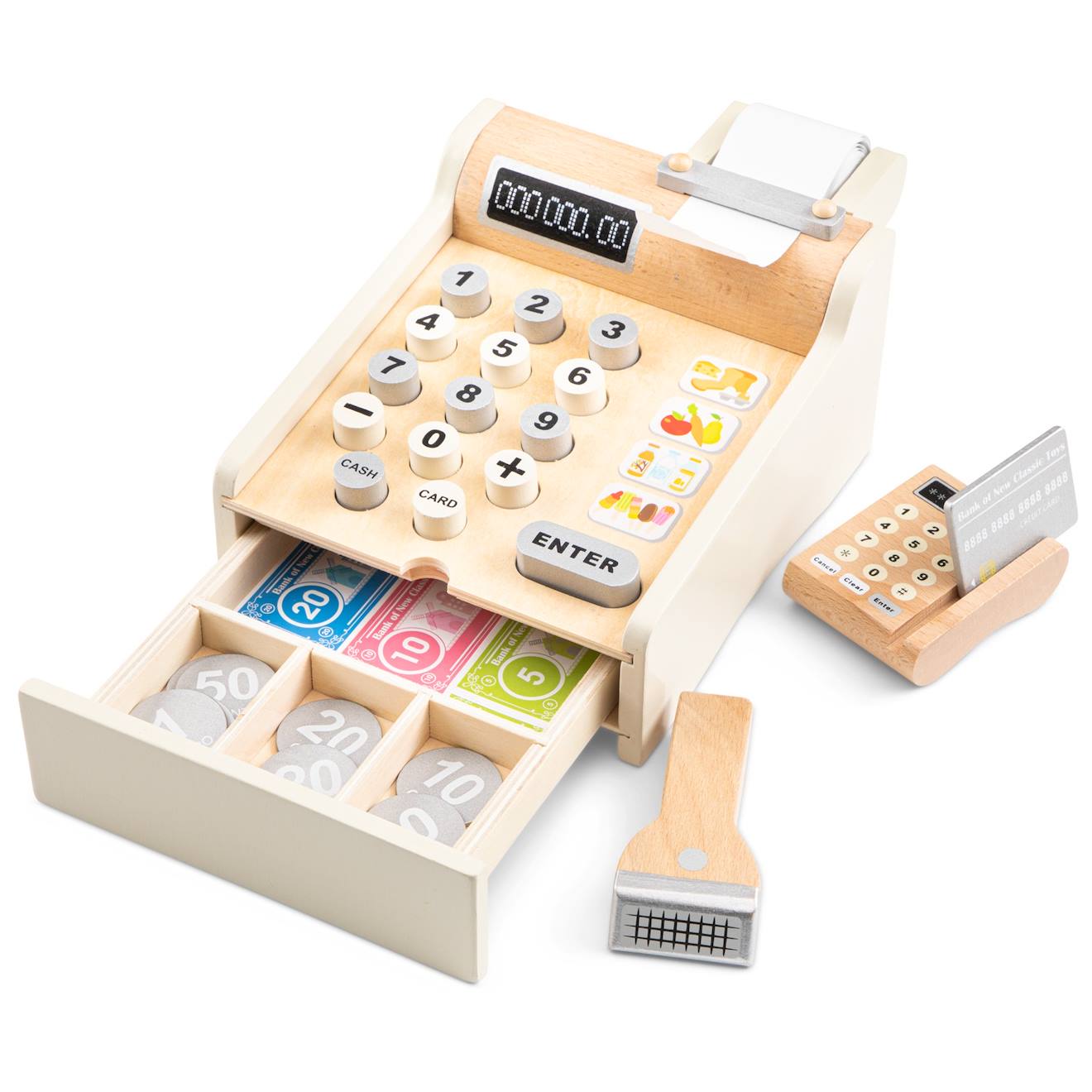 Caisse Enregistreuse Blanche Blanc (New Classic Toys) - Image 1