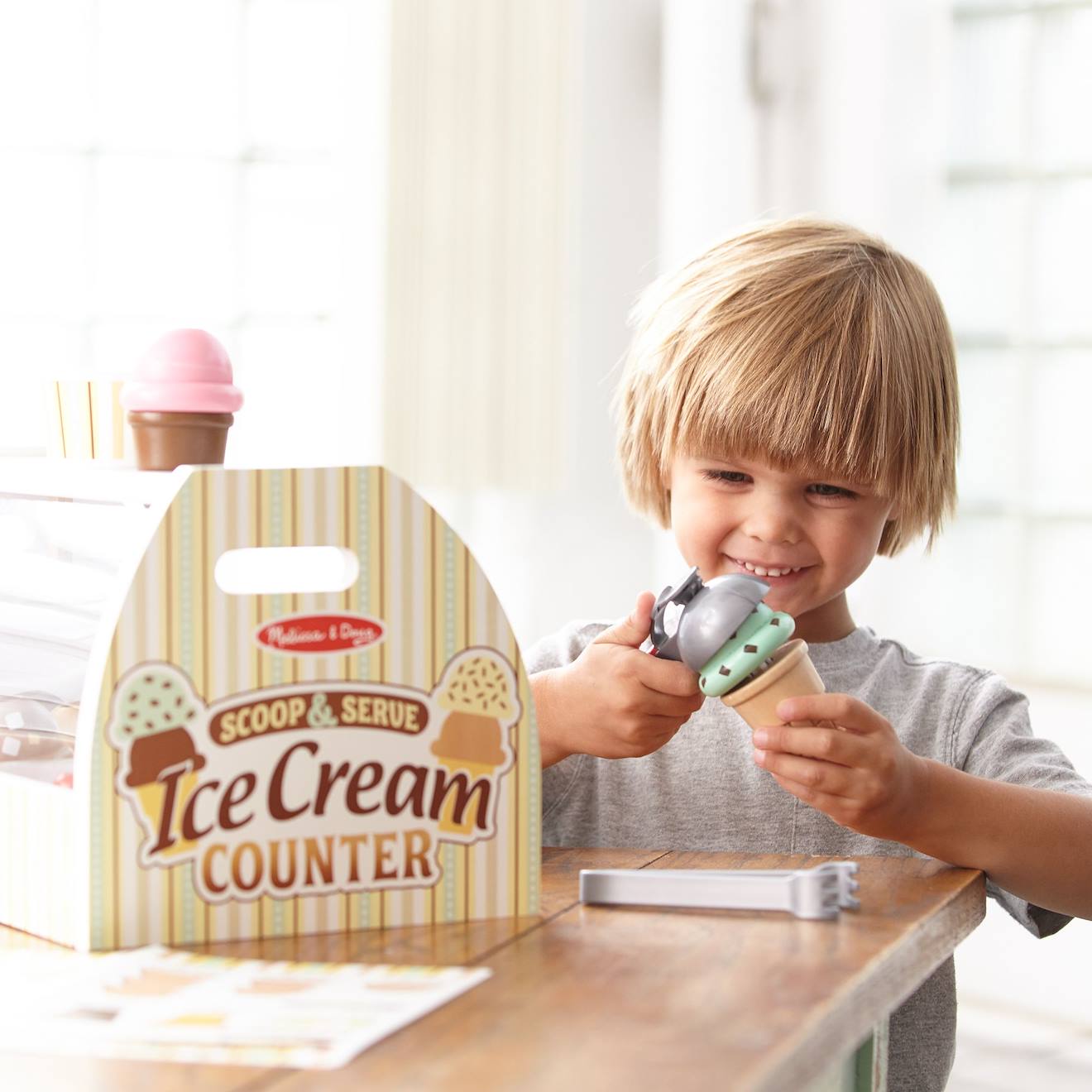 Comptoir À Crème Glacée Blanc (Melissa And Doug) - Image 2