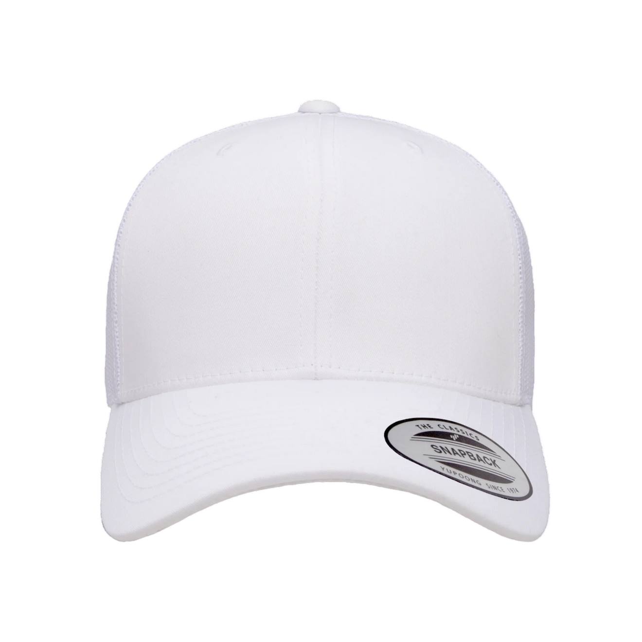 Casquette Trucker Synthétique Blanc