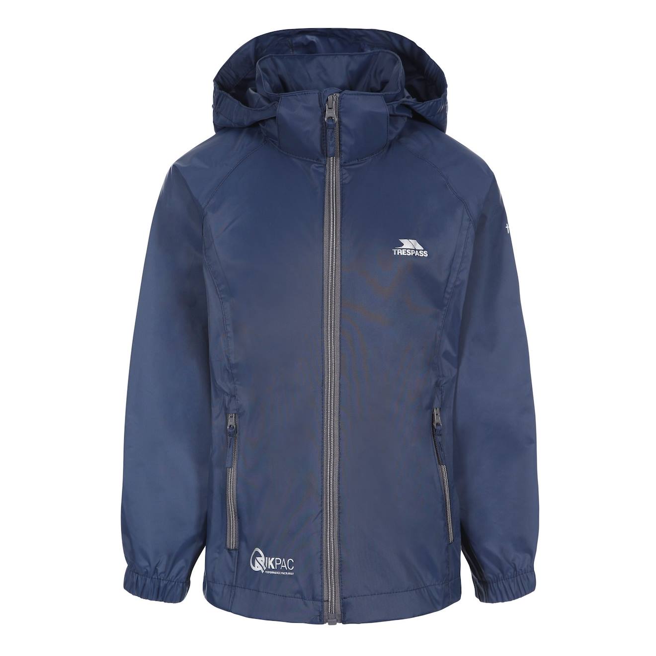 Coupe-vent Pliable Qikpac Polyester Qikpac X Bleu Marine/gris Foncé