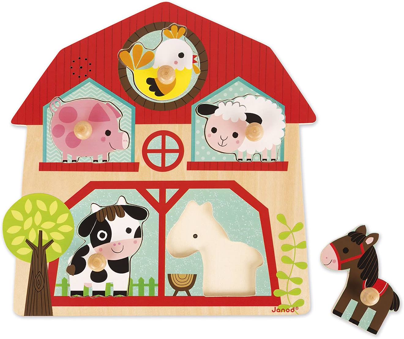 Puzzle Sonore Les Copains De La Ferme Rouge