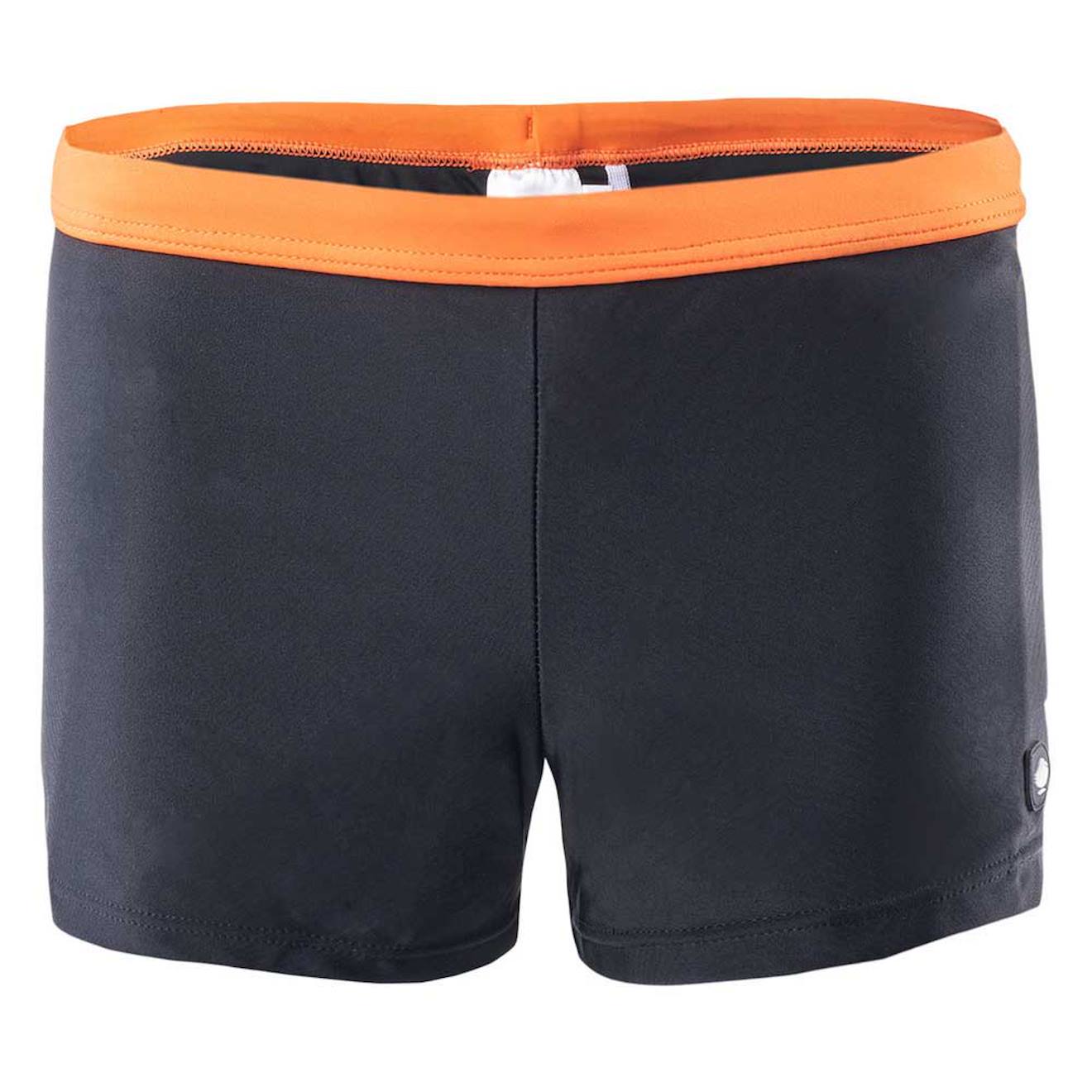 Short De Bain Synthétique Biri Noir / Orange