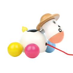 Jouet-Premier âge-Baby rosy la vache à tirer