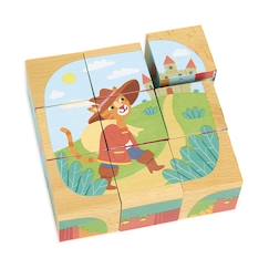 Cubes en bois - les contes  - vertbaudet enfant