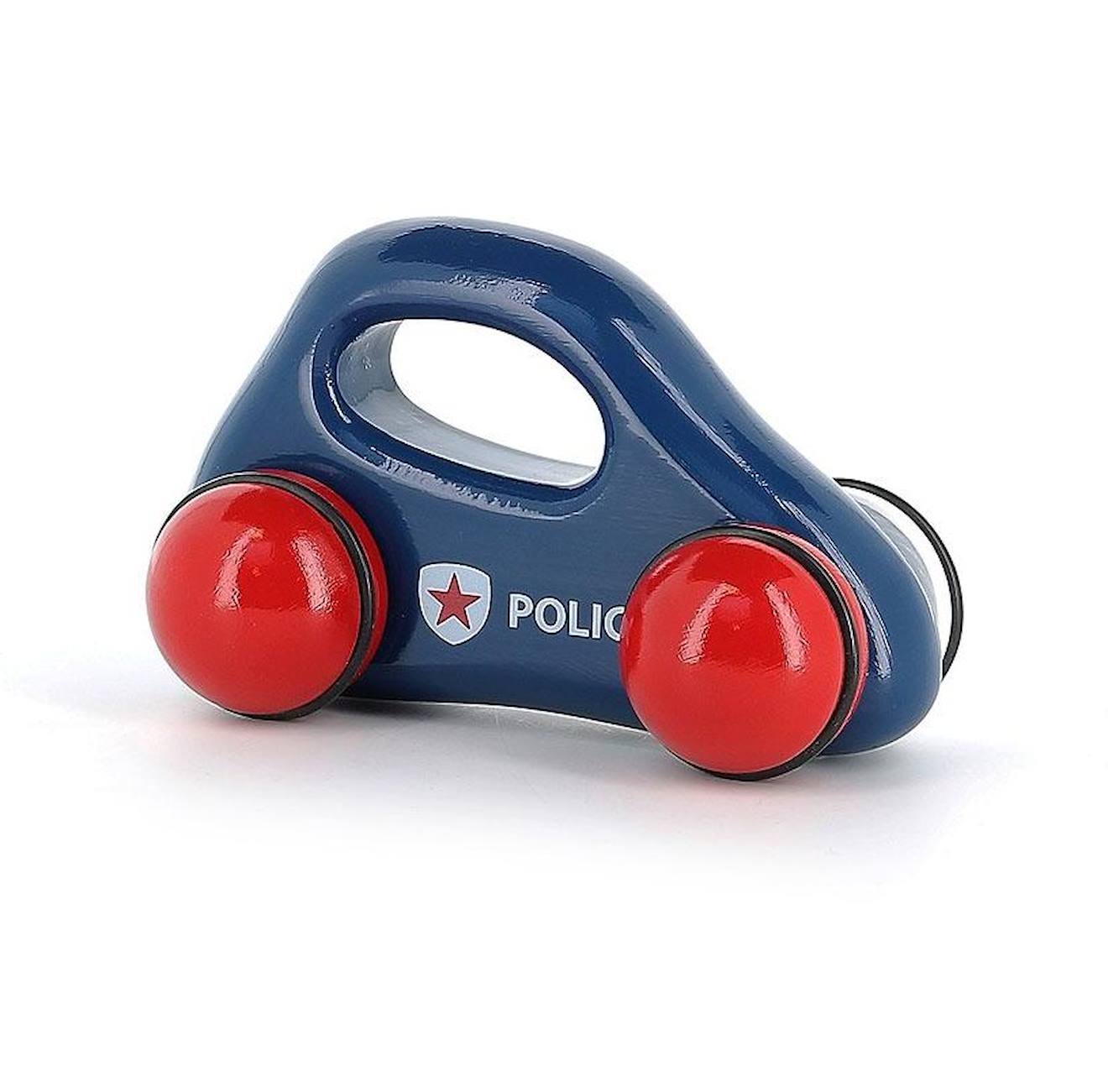 Vilac - Voiture Poignée Police Bleu
