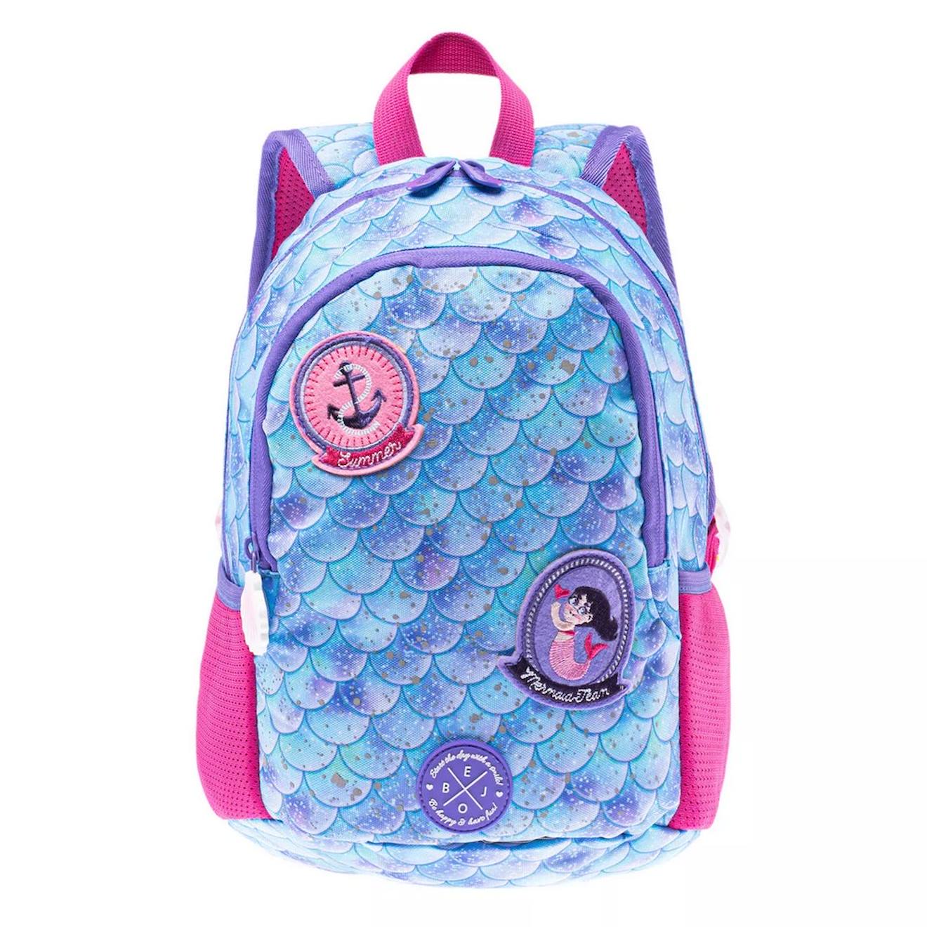 Sac À Dos Polyester Mards Bleu / Rose
